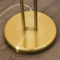 Hofstein Biot Deckenfluter LED Altmessing, 2-flammig -Bürolampen Verkäufe biot deckenfluter h165424 6