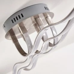 Hofstein Bovino Deckenleuchte LED Nickel-Matt, 1-flammig -Bürolampen Verkäufe bovino deckenleuchte h167992 6