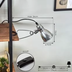 Hofstein Brienz Klemmleuchte Chrom, 1-flammig -Bürolampen Verkäufe brienz klemmleuchte h3545287 3