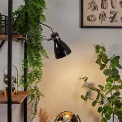 Hofstein Brienz Klemmleuchte Chrom, Schwarz, 1-flammig -Bürolampen Verkäufe brienz klemmleuchte h3545331 10