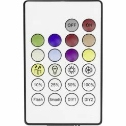 Brilliant Leuchten Brilliant Abie Deckenpaneel LED Weiß, 1-flammig, Fernbedienung, Farbwechsler -Bürolampen Verkäufe brilliant abie deckenpaneel g90317 05 5