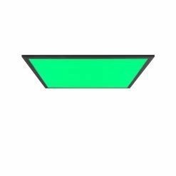 Brilliant Leuchten Brilliant Abie Deckenpanel LED Schwarz, 1-flammig, Fernbedienung -Bürolampen Verkäufe brilliant abie deckenpanel g90319 76 4