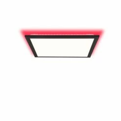 Brilliant Leuchten Brilliant Allie Deckenpanel LED Schwarz, 1-flammig, Fernbedienung -Bürolampen Verkäufe brilliant allie deckenpanel g96946 76 3