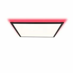 Brilliant Leuchten Brilliant Allie Deckenpanel LED Schwarz, 1-flammig, Fernbedienung -Bürolampen Verkäufe brilliant allie deckenpanel g96947 76 3