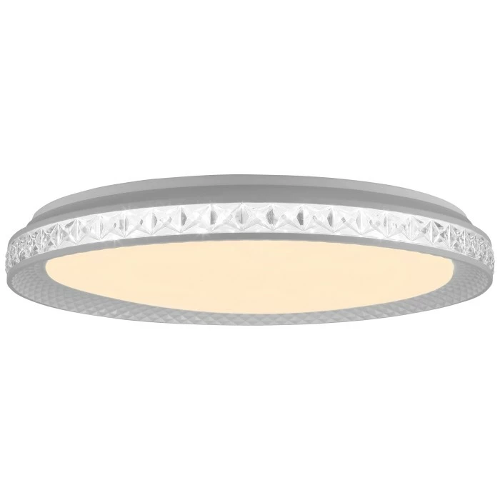 Brilliant Leuchten Brilliant Bunin Deckenleuchte LED Weiß, 1-flammig, Fernbedienung 1 Brilliant Leuchten Brilliant Bunin Deckenleuchte LED Weiß, 1-flammig, Fernbedienung