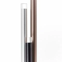 Brilliant Leuchten Brilliant Cembalo Stehlampe LED Schwarz, Silber, Braun, 3-flammig -Bürolampen Verkäufe brilliant cembalo stehlampe g93155 21 5