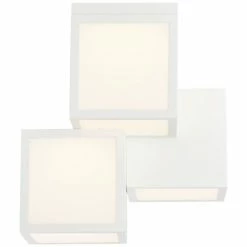 Brilliant Leuchten Brilliant Cubix Deckenleuchte LED Weiß, 1-flammig
