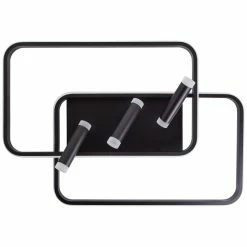 Brilliant Leuchten Brilliant Dalida Deckenleuchte LED Schwarz, 1-flammig, Fernbedienung -Bürolampen Verkäufe brilliant dalida deckenleuchte g99581 06 6