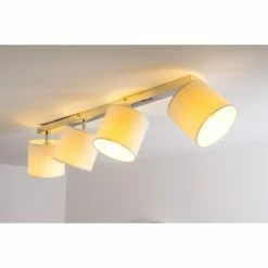 Brilliant Leuchten Brilliant Deckenleuchte Sandra Chrom, 4-flammig