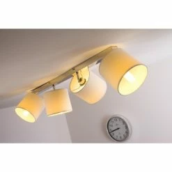 Brilliant Leuchten Brilliant Deckenleuchte Sandra Chrom, 4-flammig -Bürolampen Verkäufe brilliant deckenleuchte sandra g85031 05 11