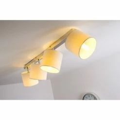 Brilliant Leuchten Brilliant Deckenleuchte Sandra Chrom, 4-flammig -Bürolampen Verkäufe brilliant deckenleuchte sandra g85031 05 12