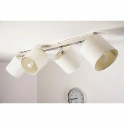 Brilliant Leuchten Brilliant Deckenleuchte Sandra Chrom, 4-flammig -Bürolampen Verkäufe brilliant deckenleuchte sandra g85031 05 7