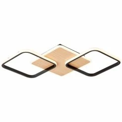 Brilliant Leuchten Brilliant Dennet Deckenleuchte LED Schwarz, Braun, 1-flammig 19 Brilliant Leuchten Brilliant Dennet Deckenleuchte LED Schwarz, Braun, 1-flammig -Bürolampen Verkäufe brilliant dennet deckenleuchte g99750 76 8