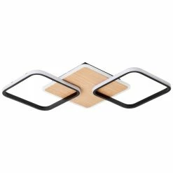 Brilliant Leuchten Brilliant Dennet Deckenleuchte LED Schwarz, Braun, 1-flammig 20 Brilliant Leuchten Brilliant Dennet Deckenleuchte LED Schwarz, Braun, 1-flammig -Bürolampen Verkäufe brilliant dennet deckenleuchte g99750 76 9