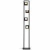 Brilliant Leuchten Brilliant Dillard Stehlampe LED Schwarz, Gold, 4-flammig
