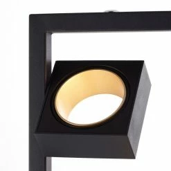 Brilliant Leuchten Brilliant Dillard Stehlampe LED Schwarz, Gold, 4-flammig -Bürolampen Verkäufe brilliant dillard stehlampe g93157 86 3