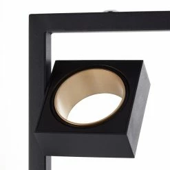 Brilliant Leuchten Brilliant Dillard Stehlampe LED Schwarz, Gold, 4-flammig -Bürolampen Verkäufe brilliant dillard stehlampe g93157 86 4