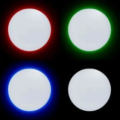 Brilliant Leuchten Brilliant Edna Deckenleuchte LED Chrom, 1-flammig, Fernbedienung, Farbwechsler -Bürolampen Verkäufe brilliant edna deckenleuchte g97045 15 26