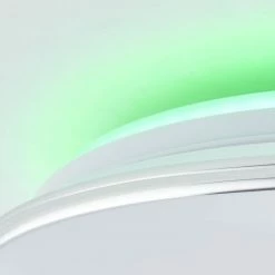 Brilliant Leuchten Brilliant Edna Deckenleuchte LED Chrom, 1-flammig, Fernbedienung, Farbwechsler -Bürolampen Verkäufe brilliant edna deckenleuchte g97045 15 4