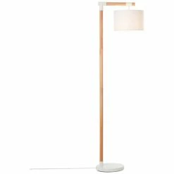 Brilliant Leuchten Brilliant Eloi Stehleuchte Holz hell, 1-flammig -Bürolampen Verkäufe brilliant eloi stehleuchte 92820 09 5