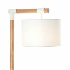 Brilliant Leuchten Brilliant Eloi Stehleuchte Holz hell, 1-flammig -Bürolampen Verkäufe brilliant eloi stehleuchte 92820 09 7