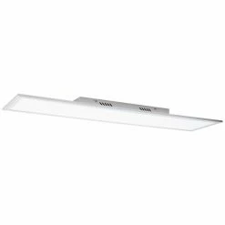 Brilliant Leuchten Brilliant Flat Deckenpanel LED Silber, 1-flammig, Fernbedienung -Bürolampen Verkäufe brilliant flat deckenpanel g99511 58 8