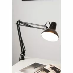 Brilliant Leuchten Brilliant Hobby Schreibtischklemmleuchte Schwarz, 1-flammig -Bürolampen Verkäufe brilliant hobby schreibtischklemmleuchte 10802 06 do1 7