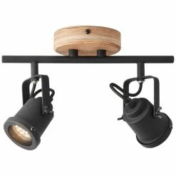 Brilliant Leuchten Brilliant Inge Strahler Holz dunkel, 2-flammig -Bürolampen Verkäufe brilliant inge strahler hk18996s76 4