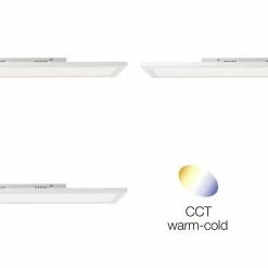 Brilliant Leuchten Brilliant Laurice Deckenpanel LED Weiß, 1-flammig, Fernbedienung -Bürolampen Verkäufe brilliant laurice deckenpanel g99567 05 3