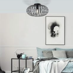 Brilliant Leuchten Bremen Deckenleuchte Schwarz, 1-flammig -Bürolampen Verkäufe brilliant leuchten bremen deckenleuchte 99620 06 2