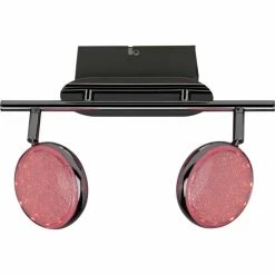 Brilliant Leuchten Cassy Deckenspot LED Chrom, 2-flammig, Fernbedienung, Farbwechsler -Bürolampen Verkäufe brilliant leuchten cassy deckenspot g53713 15 3