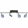 Brilliant Leuchten Cassy Deckenspot LED Chrom, 4-flammig, Fernbedienung, Farbwechsler
