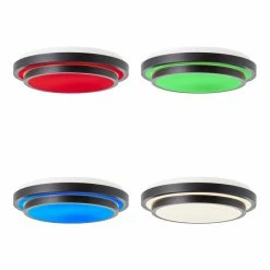 Brilliant Leuchten Ontario Deckenleuchte LED Weiß, 1-flammig -Bürolampen Verkäufe brilliant leuchten ontario deckenleuchte g99572 76 8