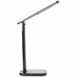 Brilliant Leuchten Vicari Tischleuchte LED Schwarz, 1-flammig -Bürolampen Verkäufe brilliant leuchten vicari tischleuchte g93102 06 4