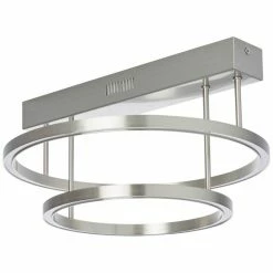 Brilliant Leuchten Brilliant Living Tunar Deckenleuchte LED Nickel-Matt, 1-flammig -Bürolampen Verkäufe brilliant living tunar deckenleuchte g93448 68 2