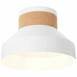 Brilliant Leuchten Brilliant Moka Deckenleuchte Weiß, 1-flammig -Bürolampen Verkäufe brilliant moka deckenleuchte 75791 75 3