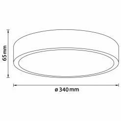 Brilliant Leuchten Brilliant Moreen Deckenleuchte LED Weiß, 1-flammig -Bürolampen Verkäufe brilliant moreen deckenleuchte g99636 45 5