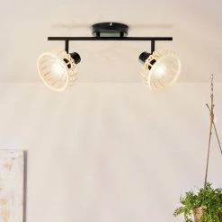 Brilliant Leuchten Brilliant Norah Deckenleuchte Schwarz, 2-flammig 13 Brilliant Leuchten Brilliant Norah Deckenleuchte Schwarz, 2-flammig -Bürolampen Verkäufe brilliant norah deckenleuchte 99738 76 2