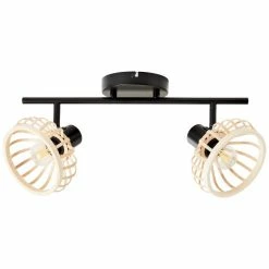 Brilliant Leuchten Brilliant Norah Deckenleuchte Schwarz, 2-flammig 14 Brilliant Leuchten Brilliant Norah Deckenleuchte Schwarz, 2-flammig -Bürolampen Verkäufe brilliant norah deckenleuchte 99738 76 3