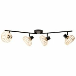 Brilliant Leuchten Brilliant Norah Deckenleuchte Schwarz, 4-flammig 23 Brilliant Leuchten Brilliant Norah Deckenleuchte Schwarz, 4-flammig -Bürolampen Verkäufe brilliant norah deckenleuchte 99740 76 10