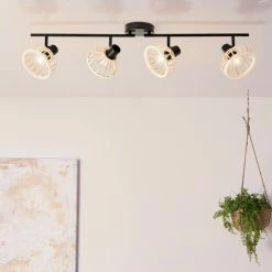 Brilliant Leuchten Brilliant Norah Deckenleuchte Schwarz, 4-flammig 15 Brilliant Leuchten Brilliant Norah Deckenleuchte Schwarz, 4-flammig -Bürolampen Verkäufe brilliant norah deckenleuchte 99740 76 2