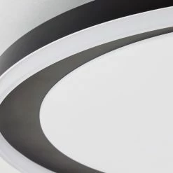 Brilliant Leuchten Brilliant Pederson Deckenleuchte LED Schwarz, 1-flammig -Bürolampen Verkäufe brilliant pederson deckenleuchte g99519 06 5