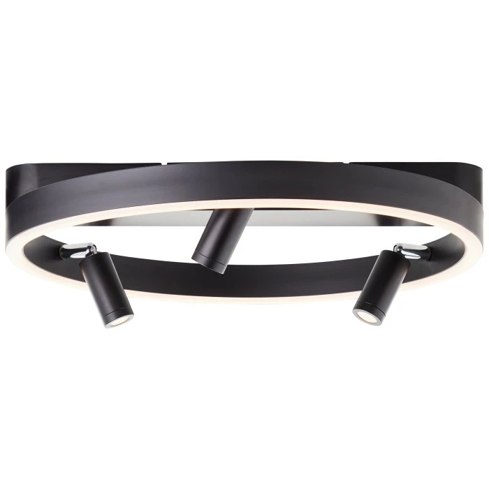 Brilliant Leuchten Brilliant Skaford Deckenleuchte LED Schwarz, 3-flammig, Fernbedienung 1 Brilliant Leuchten Brilliant Skaford Deckenleuchte LED Schwarz, 3-flammig, Fernbedienung