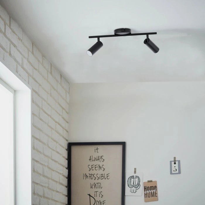 Brilliant Leuchten Brilliant Soeren Deckenleuchte LED Schwarz, 2-flammig 3 Brilliant Leuchten Brilliant Soeren Deckenleuchte LED Schwarz, 2-flammig – Bild 3