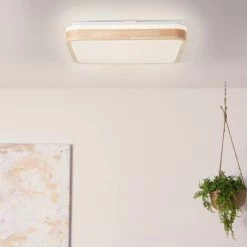 Brilliant Leuchten Brilliant Tumeo Deckenleuchte LED Braun, Weiß, 1-flammig -Bürolampen Verkäufe brilliant tumeo deckenleuchte g99791 75 2