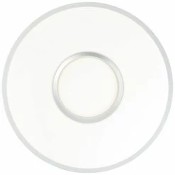 Brilliant Leuchten Brilliant Visitation Deckenleuchte LED Silber, 1-flammig, Fernbedienung, Farbwechsler -Bürolampen Verkäufe brilliant visitation deckenleuchte g97043 58 14