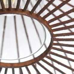 Brilliant Leuchten Brilliant Willard Deckenleuchte Rostfarben, Transparent, Klar, 1-flammig -Bürolampen Verkäufe brilliant willard deckenleuchte 90895 55 3