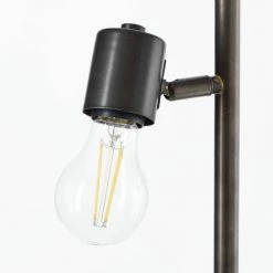 Brilliant Leuchten Brilliant Woodhill Stehleuchte Holz dunkel, 4-flammig -Bürolampen Verkäufe brilliant woodhill stehleuchte 93724 76 8