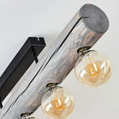 Hofstein Canedo Deckenleuchte Schwarz, Grau, 5-flammig -Bürolampen Verkäufe canedo deckenleuchte h3441534 5