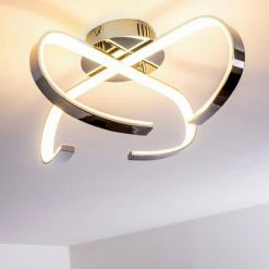 Hofstein Cano Deckenleuchte LED Chrom, 1-flammig -Bürolampen Verkäufe cano deckenleuchte h167459 10